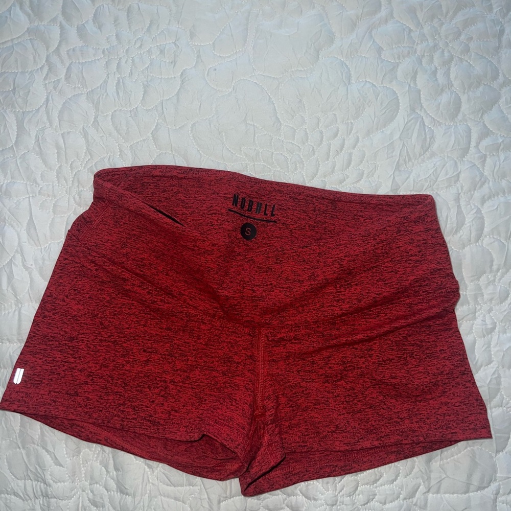 NOBULL Orange/Red Athletic Shorts - Women's Low-Rise Matte Short 2"